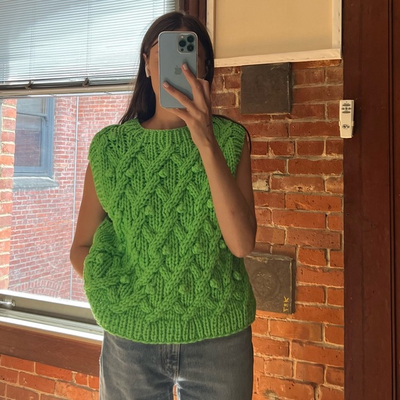 Zara exclusive green gilet - Picture 5 of 7